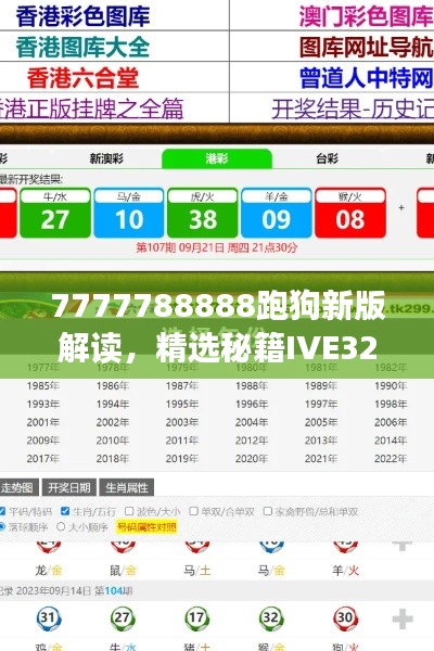 7777788888跑狗新版解读,精选秘籍IVE323.63