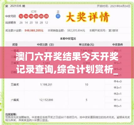 澳门六开奖结果今天开奖记录查询,综合计划赏析_专用版LAD529.28
