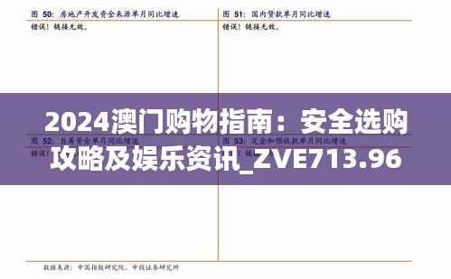 2024澳门购物指南:安全选购攻略及娱乐资讯_ZVE713.96