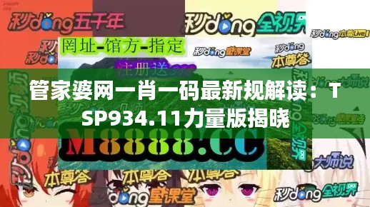 管家婆网一肖一码最新规解读:TSP934.11力量版揭晓