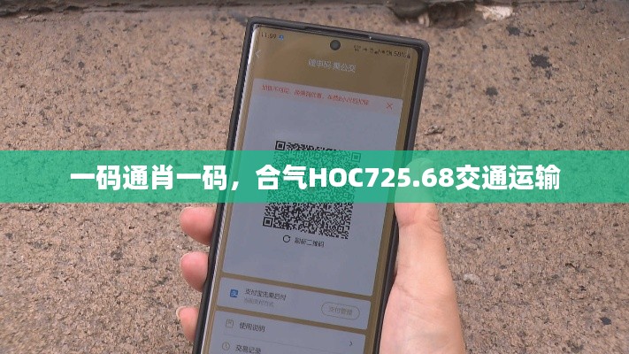 一码通肖一码,合气HOC725.68交通运输