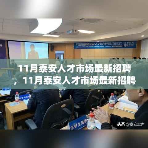 泰安人才市场盛大招聘盛宴,优质职位等你来挑战!