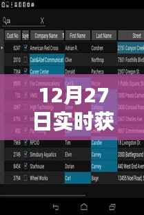12月27日实时聊天数据获取,科技重塑沟通体验神器