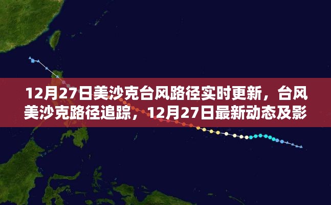 台风美沙克路径实时更新,最新动态、影响分析及追踪报道(12月27日)