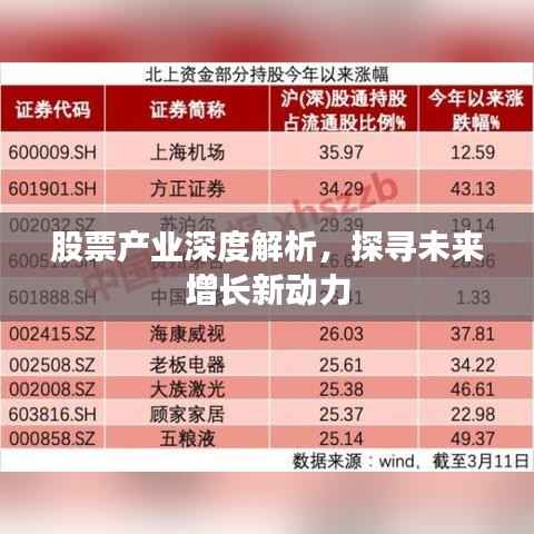 股票产业深度解析,探寻未来增长新动力