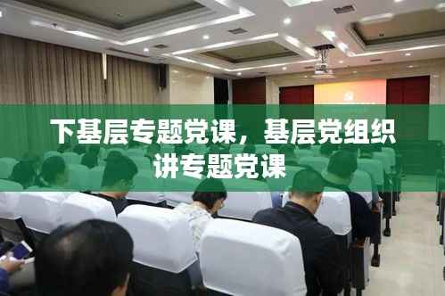 下基层专题党课,基层党组织讲专题党课